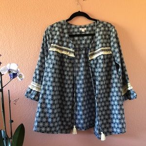 3/4 length light jacket